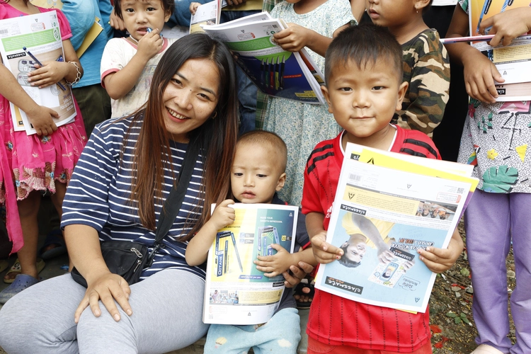KKL-GHQ DISTRIBUTE STATIONERY ITEMS